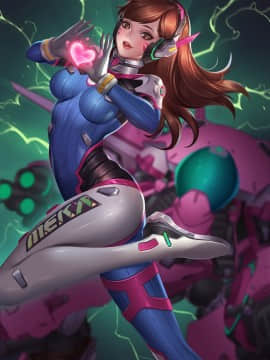 [Overwatch] D.VA 驾驶服合集_2387663