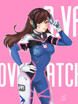 [Overwatch] D.VA 驾驶服合集_2312426