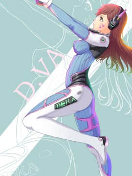 [Overwatch] D.VA 驾驶服合集_2422837