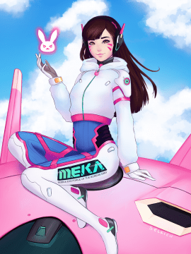 [Overwatch] D.VA 驾驶服合集_2563144