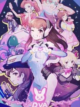 [Overwatch] D.VA 驾驶服合集_3460069