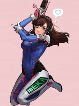 [Overwatch] D.VA 驾驶服合集_2408209