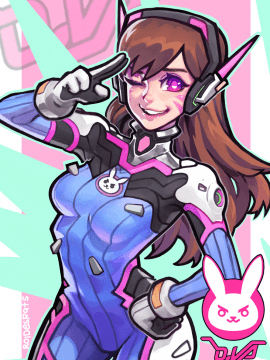 [Overwatch] D.VA 驾驶服合集_4196519