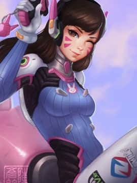 [Overwatch] D.VA 驾驶服合集_2363101