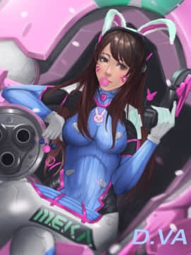 [Overwatch] D.VA 驾驶服合集_2590095