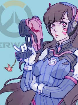 [Overwatch] D.VA 驾驶服合集_2710817