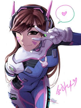 [Overwatch] D.VA 驾驶服合集_2567599