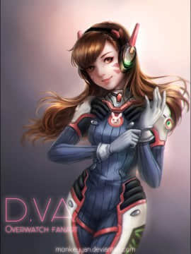 [Overwatch] D.VA 驾驶服合集_2536452