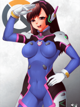 [Overwatch] D.VA 驾驶服合集_2450547