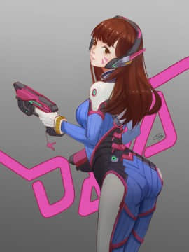 [Overwatch] D.VA 驾驶服合集_2429485