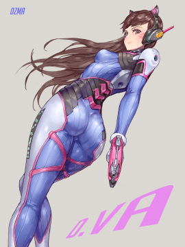 [Overwatch] D.VA 驾驶服合集_2532621