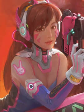 [Overwatch] D.VA 驾驶服合集_2592451