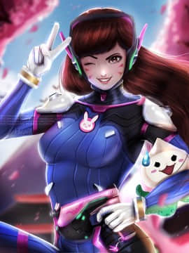 [Overwatch] D.VA 驾驶服合集_2639475