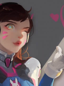 [Overwatch] D.VA 驾驶服合集_2399857