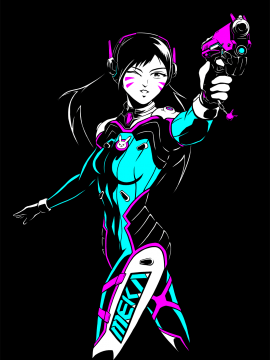 [Overwatch] D.VA 驾驶服合集_2880887