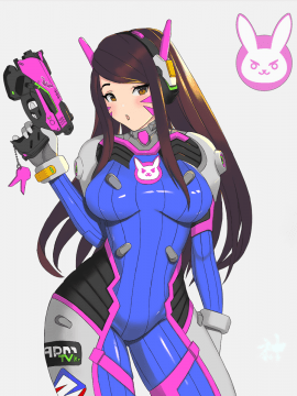 [Overwatch] D.VA 驾驶服合集_3679610