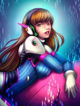 [Overwatch] D.VA 驾驶服合集_2458514