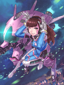 [Overwatch] D.VA 驾驶服合集_2371883