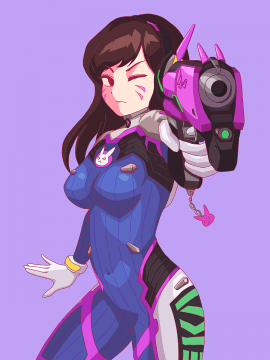 [Overwatch] D.VA 驾驶服合集_3937429