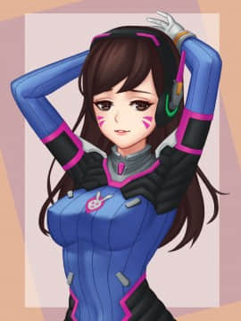 [Overwatch] D.VA 驾驶服合集_2591107