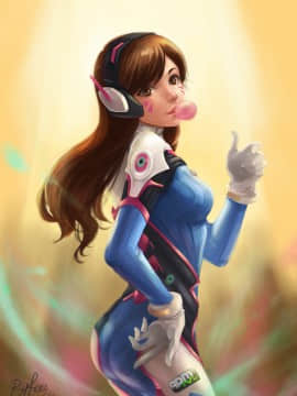 [Overwatch] D.VA 驾驶服合集_2561343