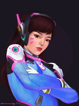 [Overwatch] D.VA 驾驶服合集_2595825