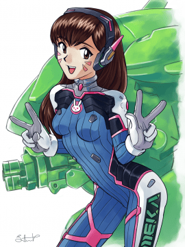 [Overwatch] D.VA 驾驶服合集_4000881