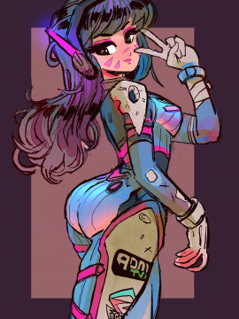 [Overwatch] D.VA 驾驶服合集_3013508