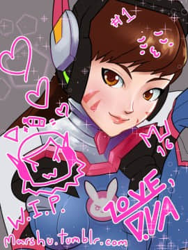 [Overwatch] D.VA 驾驶服合集_2406459