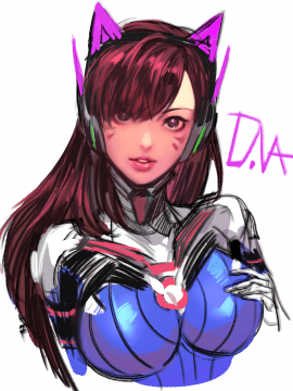 [Overwatch] D.VA 驾驶服合集_2598146