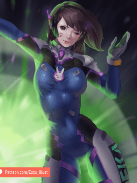 [Overwatch] D.VA 驾驶服合集_3598697