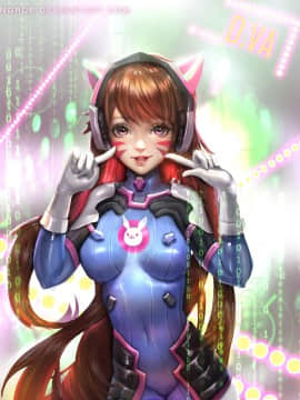 [Overwatch] D.VA 驾驶服合集_2677525