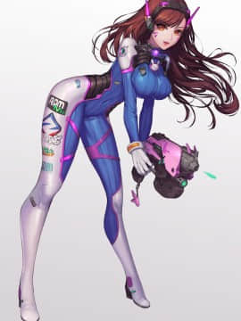 [Overwatch] D.VA 驾驶服合集_2420129