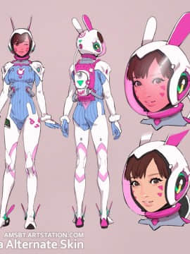 [Overwatch] D.VA 驾驶服合集_2848164