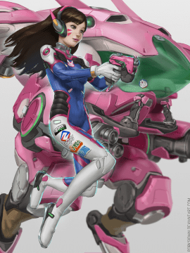 [Overwatch] D.VA 驾驶服合集_2461290