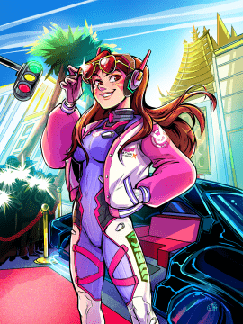 [Overwatch] D.VA 驾驶服合集_3513446