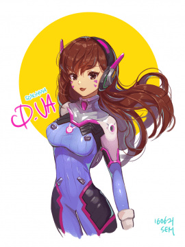 [Overwatch] D.VA 驾驶服合集_2401651