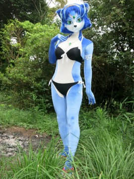 [Ayano Harumaki]  Krystal from Star Fox_0011_Ayano_Becomes_Swimsuit_Model_Cosplay.Ayano.Swimsuit.02