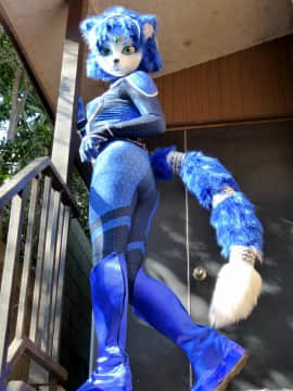 [Ayano Harumaki]  Krystal from Star Fox_1702_Post_Con_Ayano_Photos_and_Video_Cosplay.Ayano.PostFurryFiestaJapan.17