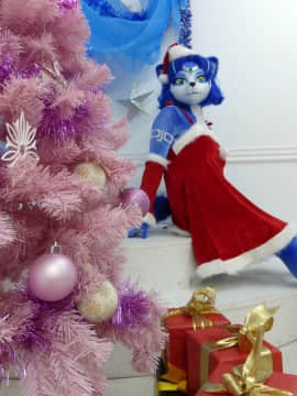 [Ayano Harumaki]  Krystal from Star Fox_0162_Ayano_Sends_Krystmas_Photos_Cosplay.Ayano.MerryKrystmas2016.08