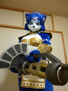 [Ayano Harumaki]  Krystal from Star Fox_0067_Ayano_Cosplay_Update_Cosplay.Ayano.AssaultPreview.GunPose03