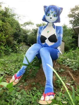 [Ayano Harumaki]  Krystal from Star Fox_0023_Ayano_Becomes_Swimsuit_Model_Cosplay.Ayano.Swimsuit.14