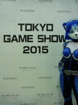 [Ayano Harumaki]  Krystal from Star Fox_0951_Cosplay.Ayano_.TokyoGameShow.Sign_