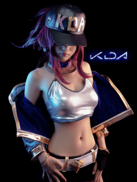 [Azami] Akali KDA_04