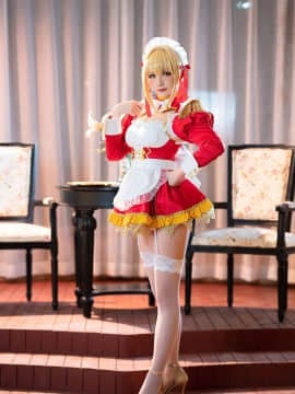 [星之迟迟] Nero Claudius maid (FGO)_1