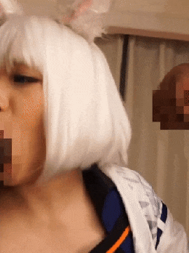 [AKB-059] Japanese Cosplayer on Blacks Gifs_13：348933547