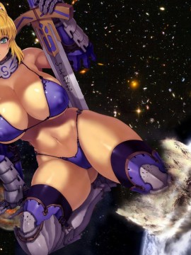 Artoria Pendragon (Saber-Face) 合集_062：giga_giantess