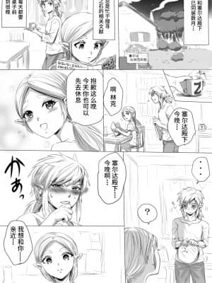 [わさび] ブレワイのリンゼルがひたすらいちゃいちゃしてすけべなことする漫画 (ゼルダの伝説 ブレス オブ ザ ワイルド) [中国翻訳]