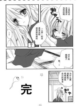 [伞尖绅士汉化组] (C76) [ポニテケ族 (羽霜ユキ)] 魔女の美しい友情の話ー妖夢の八雲紫駆除日記ー (東方Project)_17