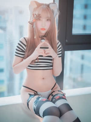 [DJAWA] Hanari - Catgirl in Stripes_DJAWA_00042